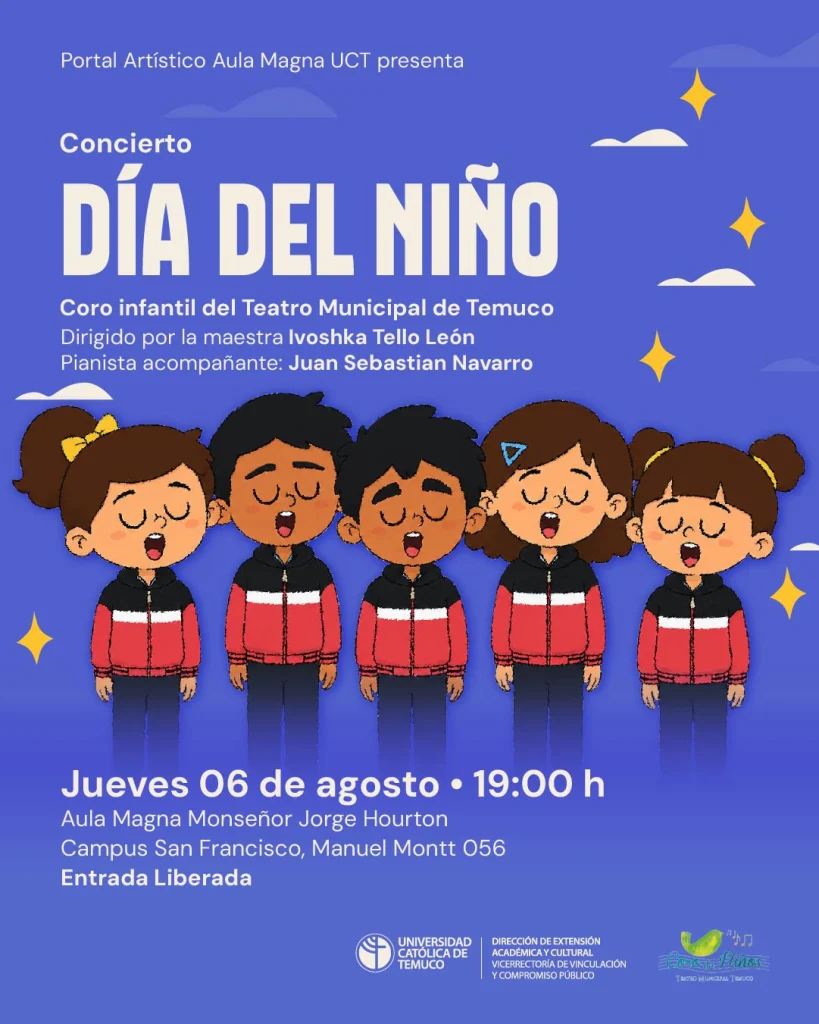 Concierto de Coro Infantil del Teatro Municipal de Temuco