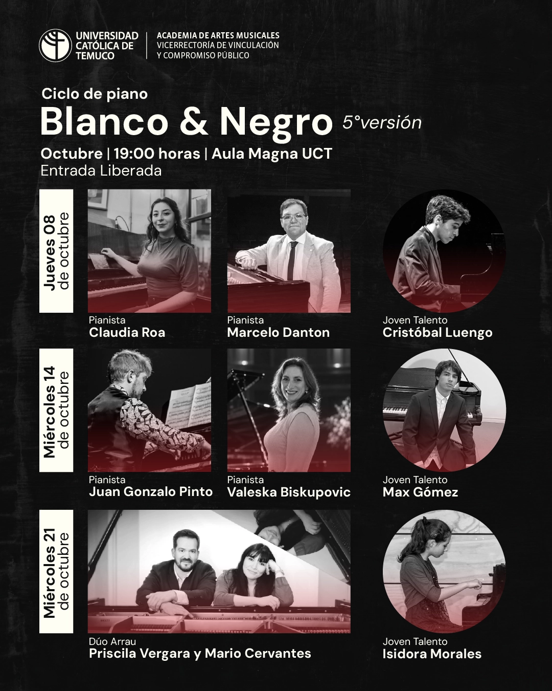 ciclo de piano Temuco
