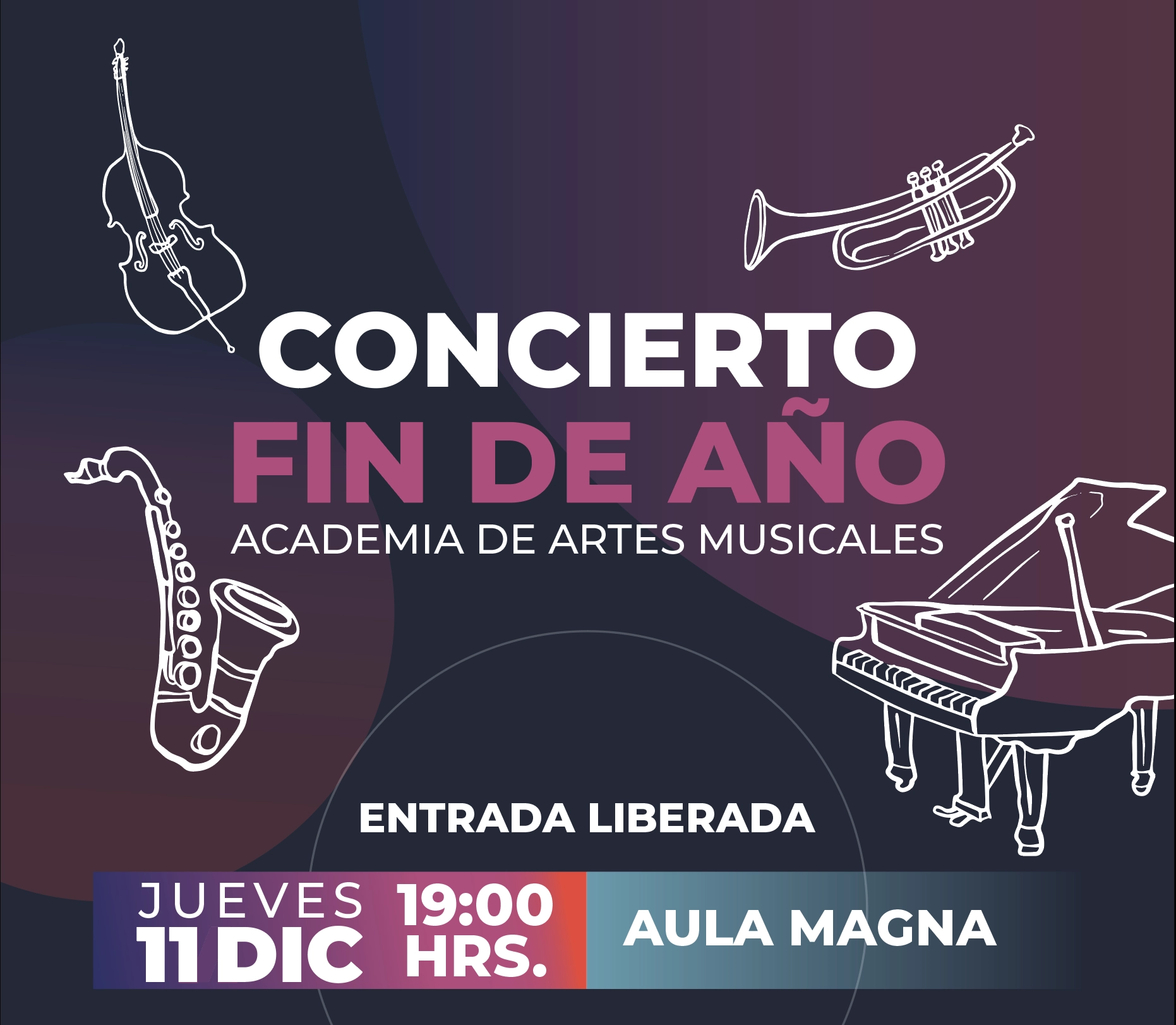 Concierto fin de años Academia de Artes Musicales UCT