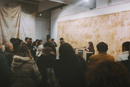 Imagen de la inauguración en Sala de Exposiciones Campus San Francisco