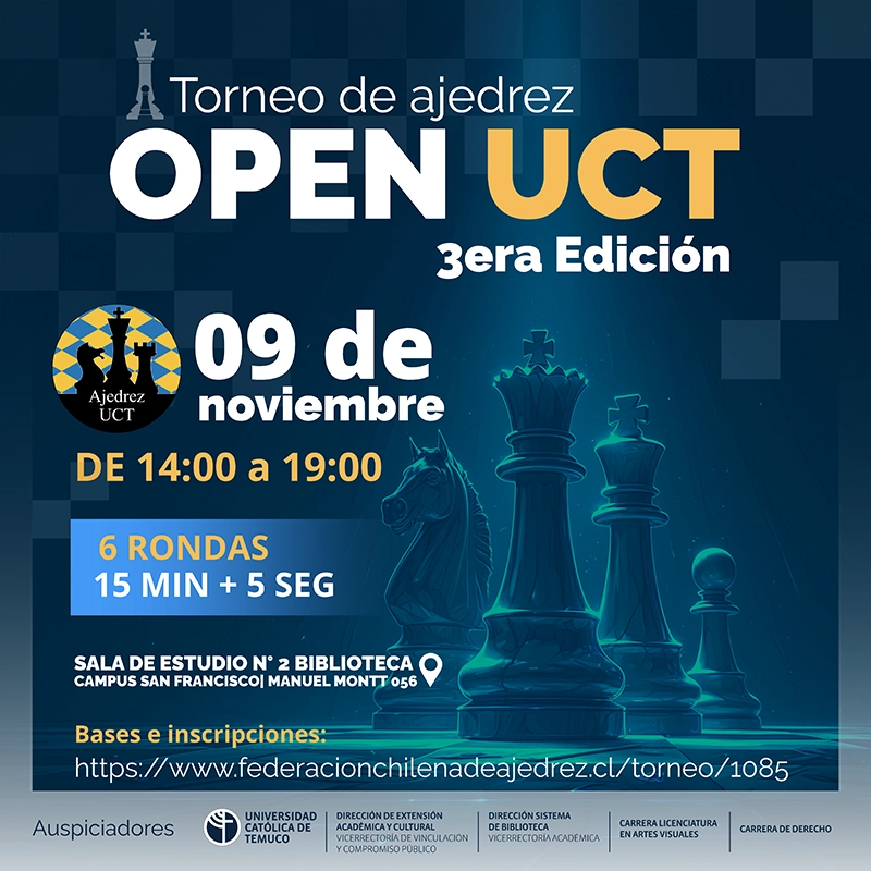 afiche torneo de ajedrez